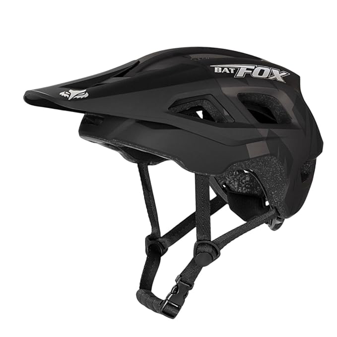 Helmetë biciklete BATFOX 58-61cm e zezë