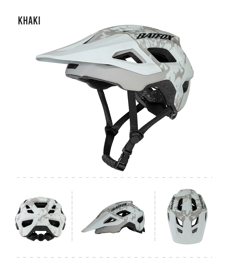 Helmetë biciklete BATFOX 58-62cm e bardhë - Image 2